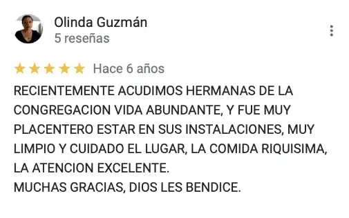 Testimonio de 5 estrellas